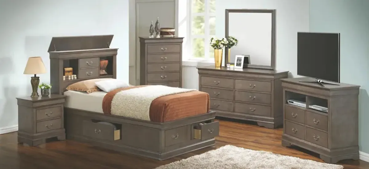 Rossie Captains Storage Bed