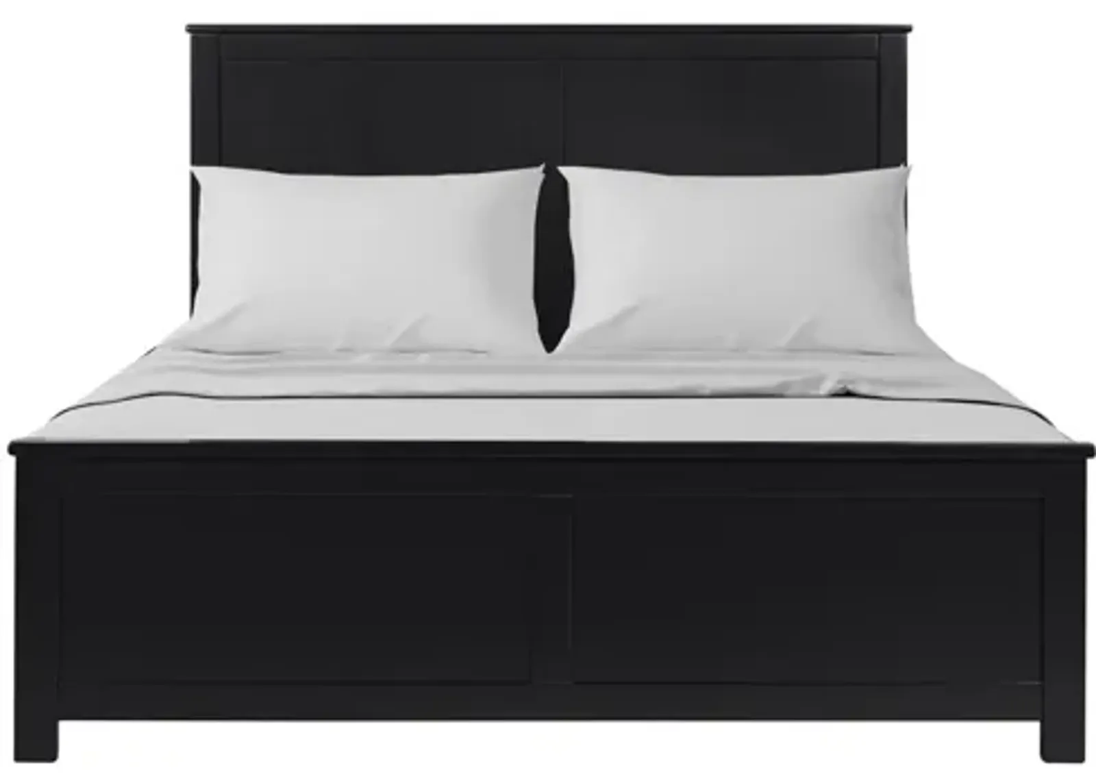 Winston Platform Bed in Black by CAMDEN ISLE