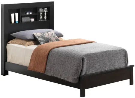 Burlington Bookcase Bed in Black by Glory Furniture