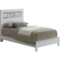 Burlington Bookcase Bed in White by Glory Furniture