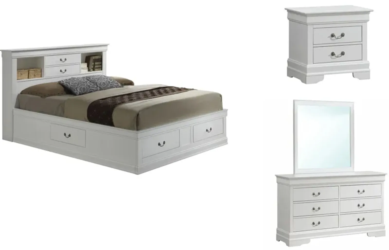 Rossie 4-pc. Storage Bedroom Set