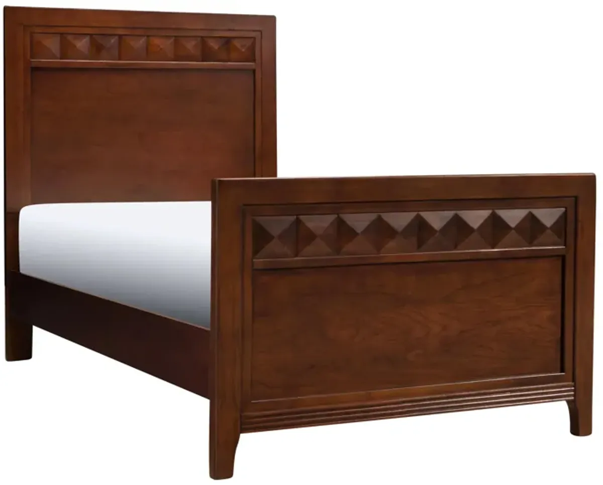 Shadow Panel Bed in Espresso by Davis Intl.