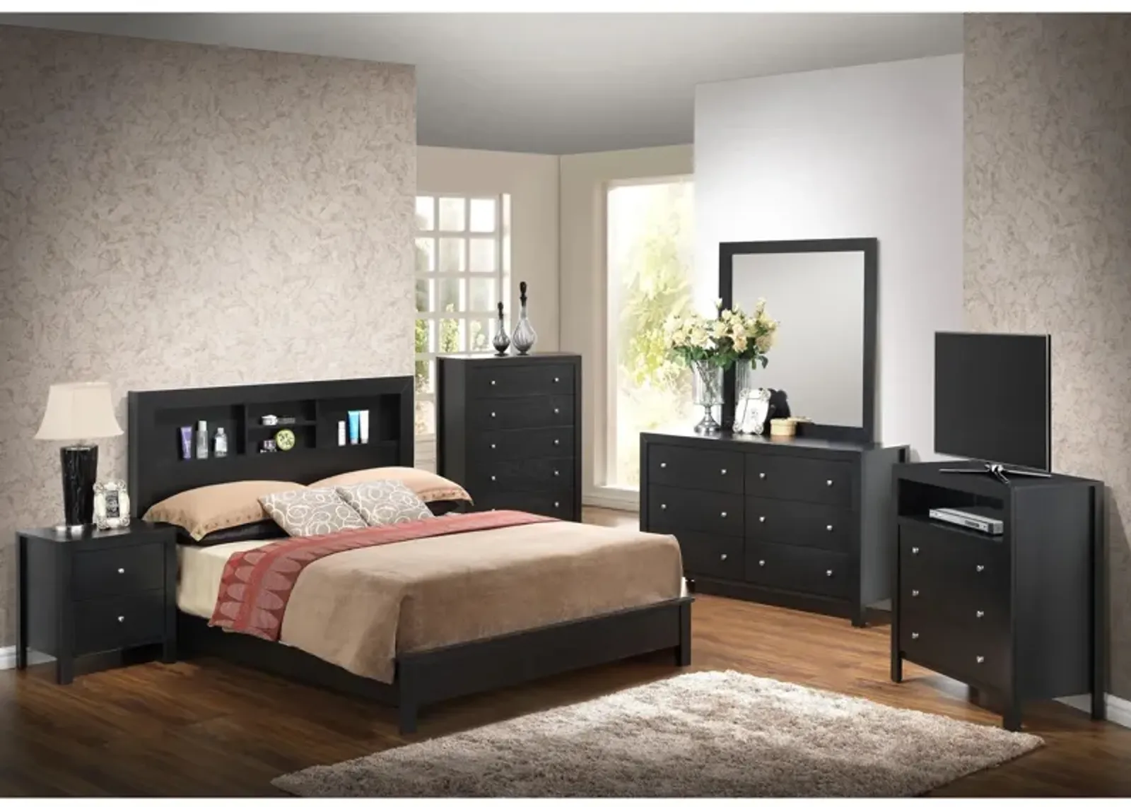 Burlington 4-pc. Bookcase Bedroom Set