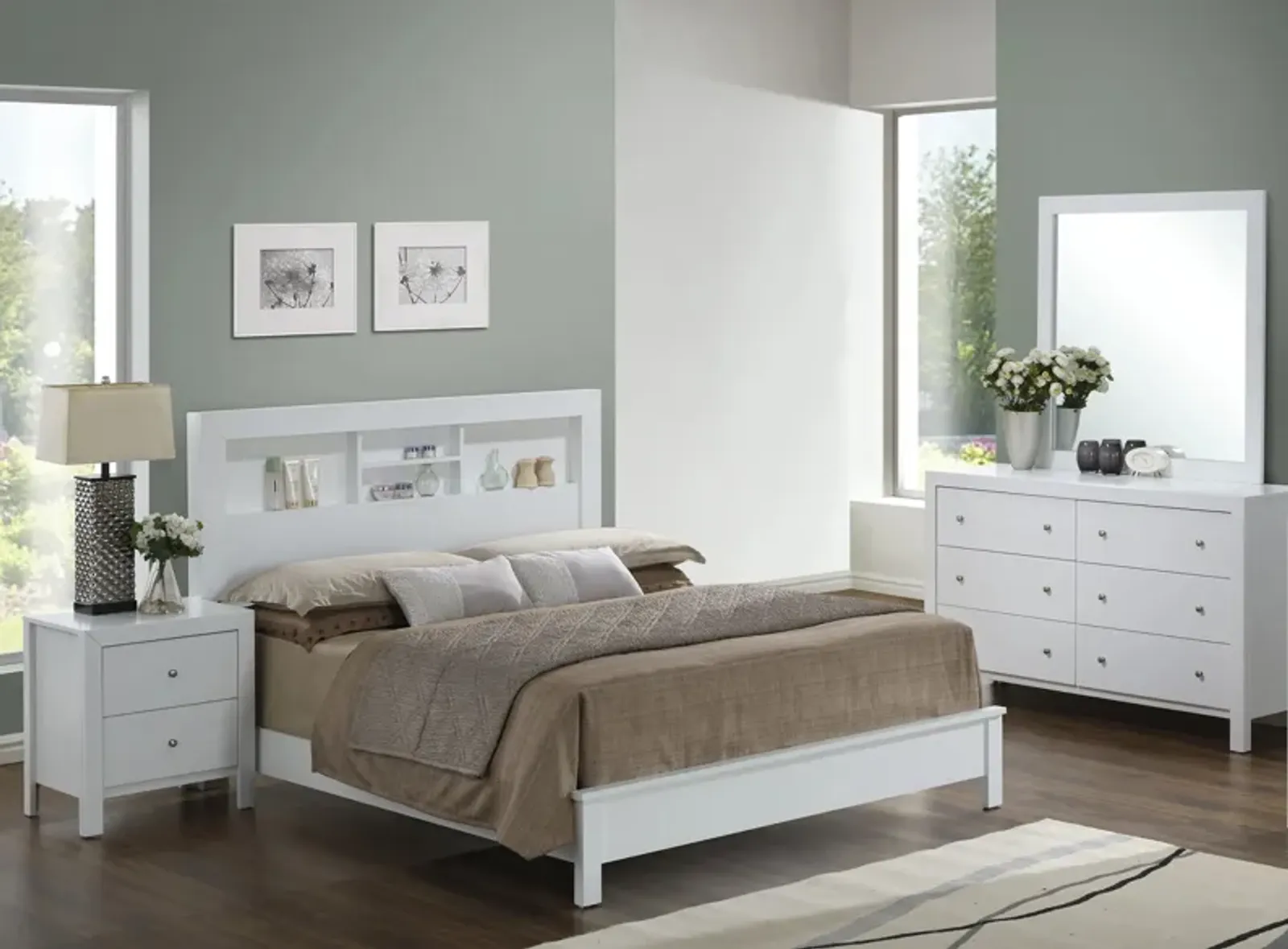 Burlington 4-pc. Bookcase Bedroom Set