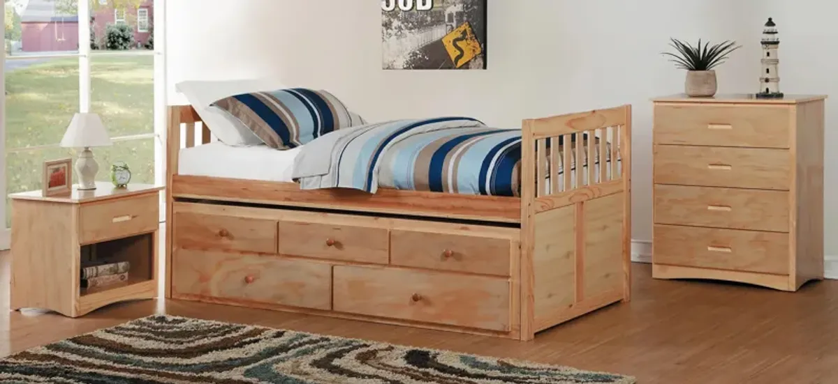 Carissa Trundle Bed With Storage