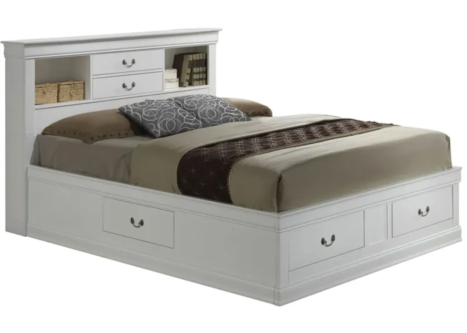 Rossie Captains Storage Bed