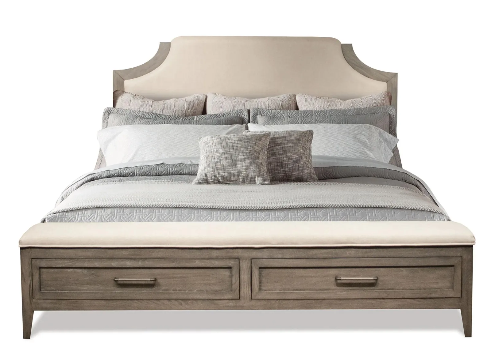 Vogue Storage Bed in Gray Wash by Riverside Furniture