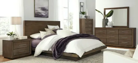 Melbourne Queen-Size Panel Bed by Bellanest