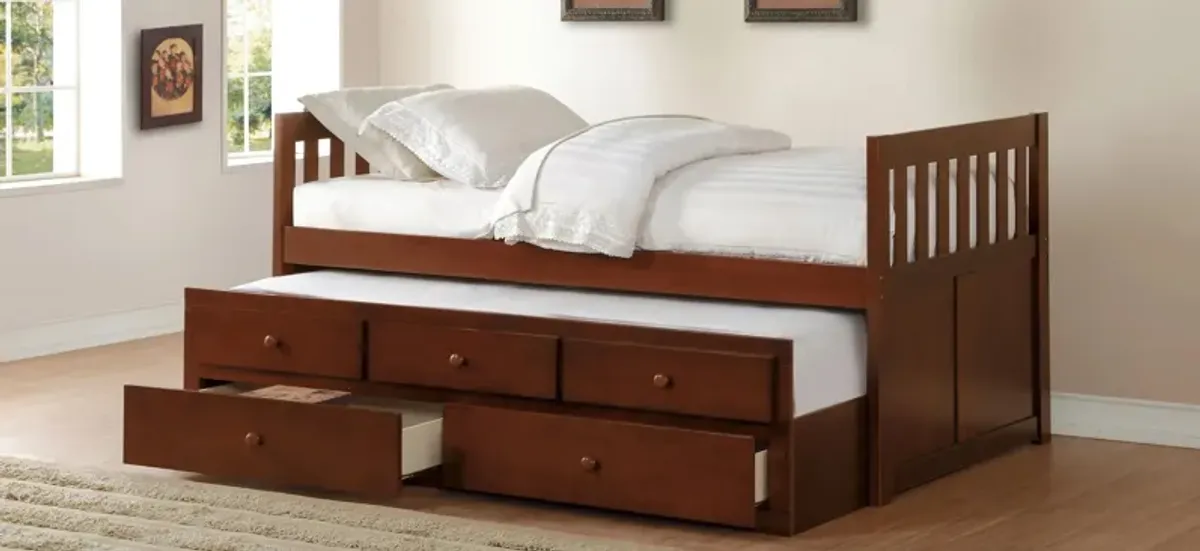 Shannon Captains Storage Trundle Bed