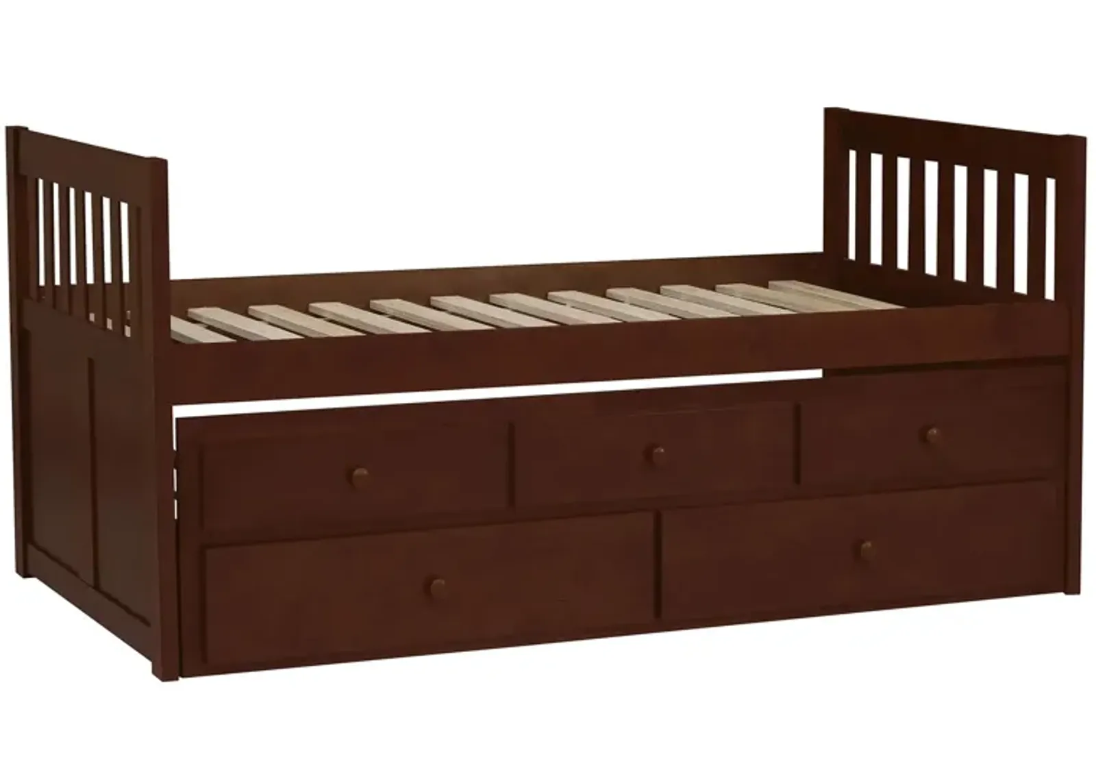 Shannon Captains Storage Trundle Bed