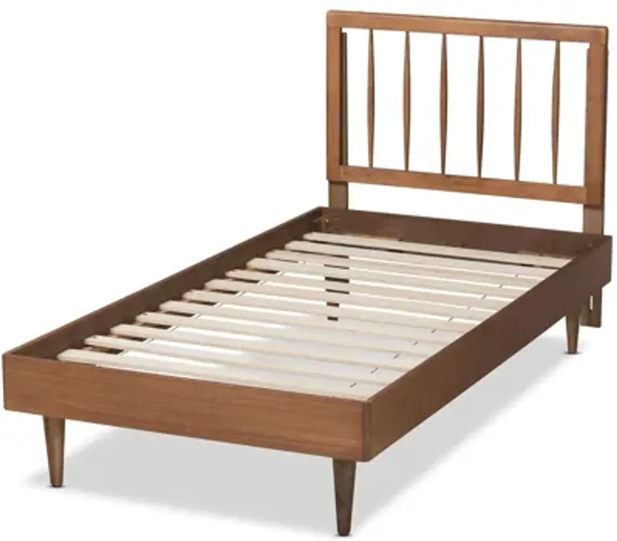 Sora Mid-Century Twin Size Platform Bed