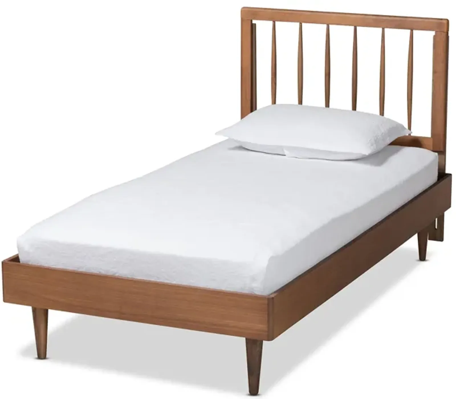 Sora Mid-Century Twin Size Platform Bed