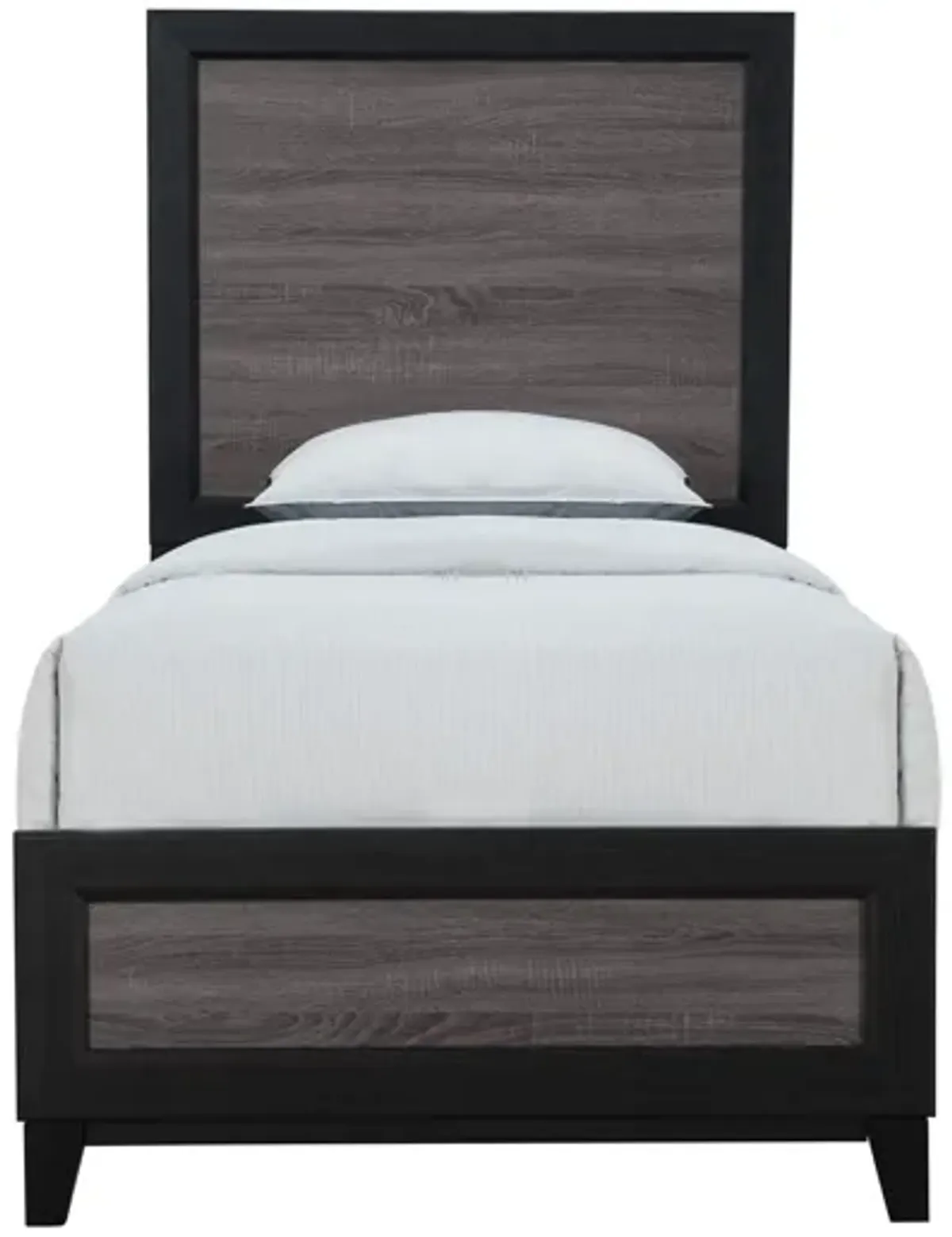 Lisbon Bed in Gray/Black by Global Furniture Furniture USA