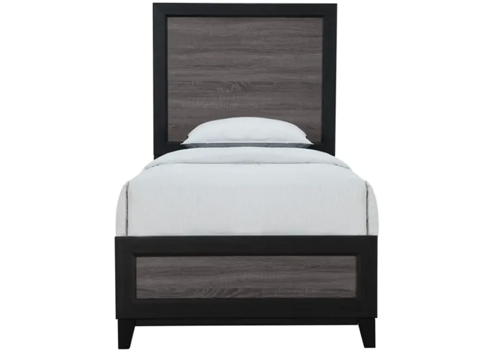 Lisbon Bed in Gray/Black by Global Furniture Furniture USA