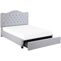 Aitana Platform Upholstered Storage Bed in Gray by Homelegance