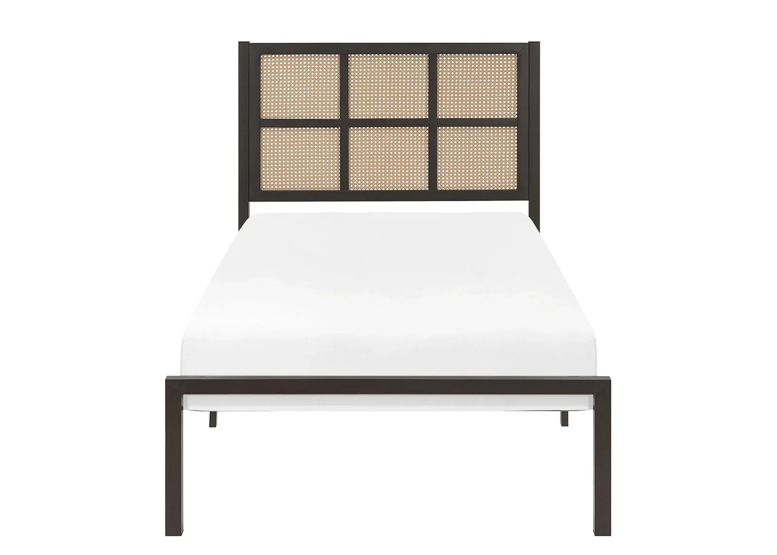 Brewster Twin Platform Bed in Dark Bronze by Homelegance