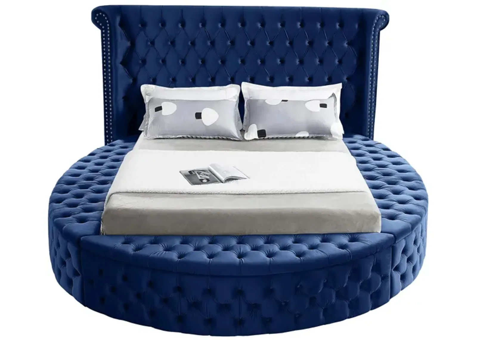 Luxus Full Bed in Navy by Meridian Furniture