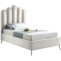 Lily Bed in Cream by Meridian Furniture