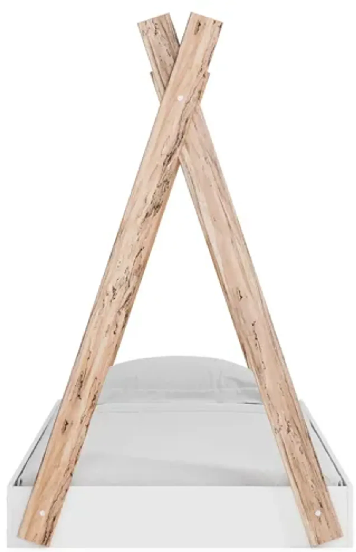 Piperton Twin tent Bed in Brown/White by Ashley Express