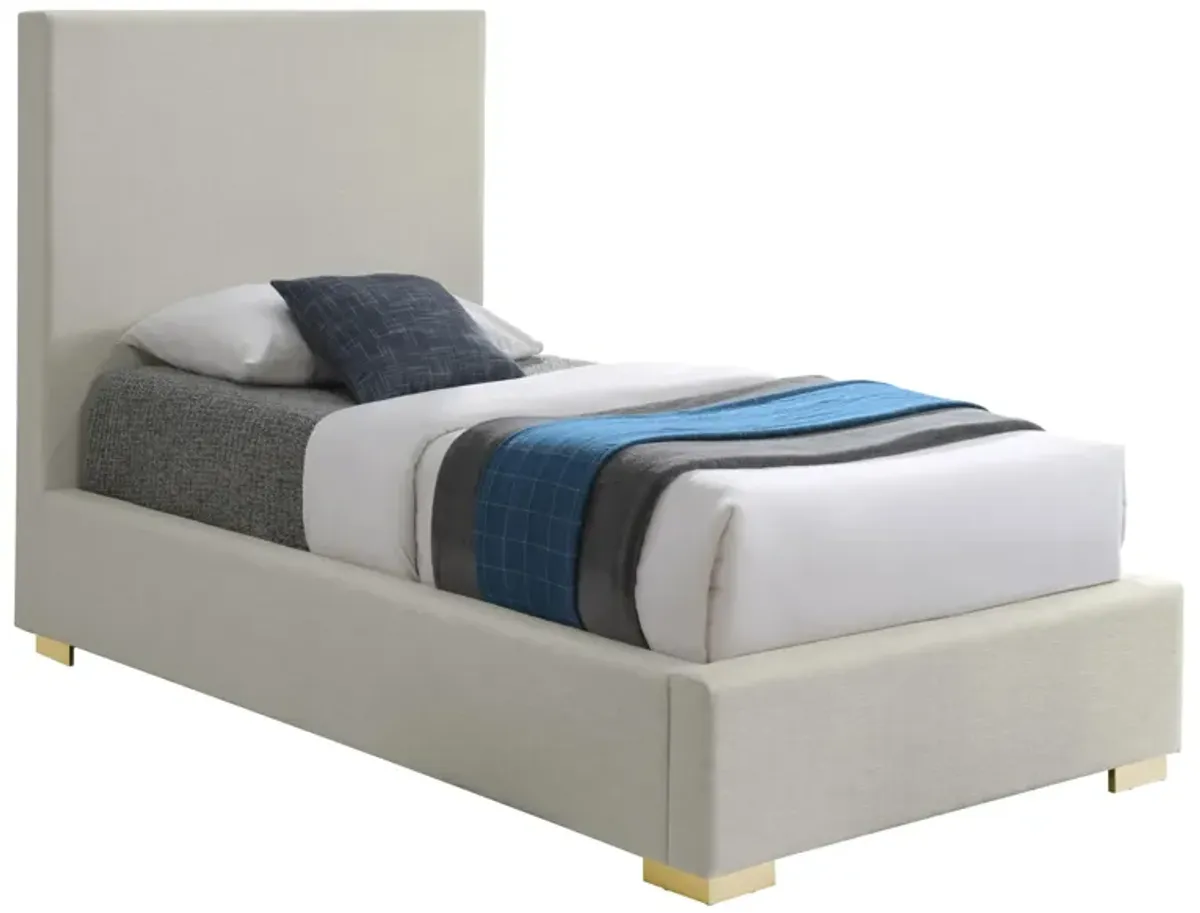 Crosby Bed in Beige by Meridian Furniture