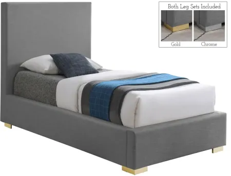 Crosby Bed in Gray by Meridian Furniture