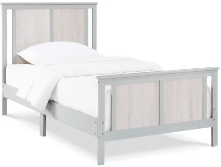 Connelly Twin Bed in Gray/Rockport Gray by Heritage Baby