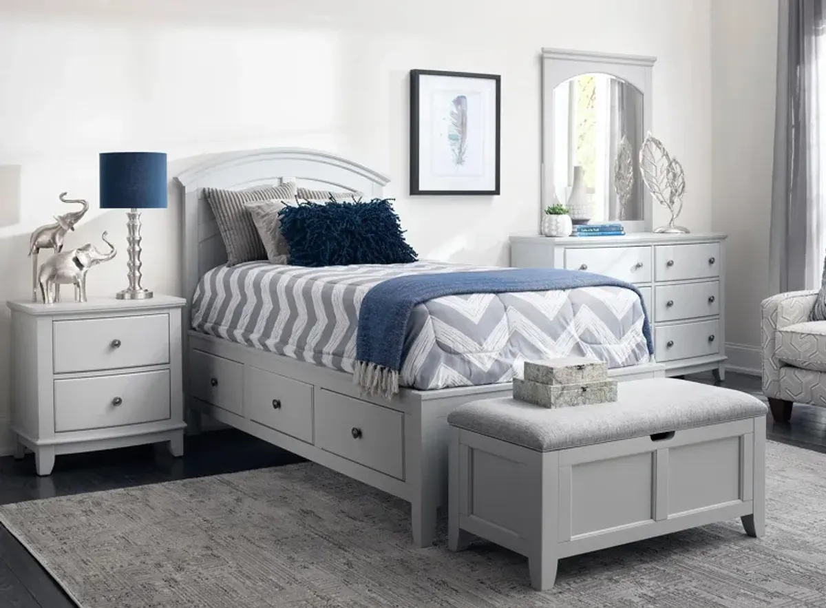 Kylie Youth 4-pc. Platform Bedroom Set w/ 1-Side Storage Bed