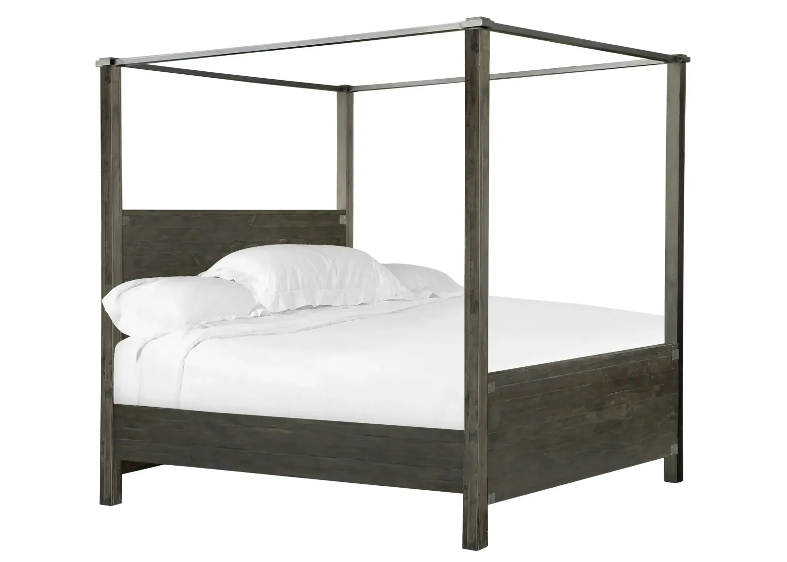 Abington Canopy Bed in Weathered Charcoal by Magnussen Home