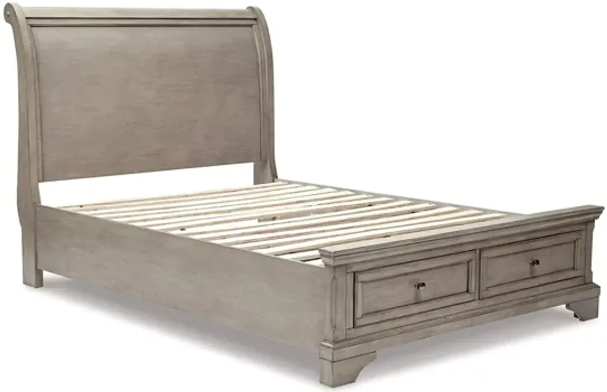 Lettner Sleigh Storage Bed