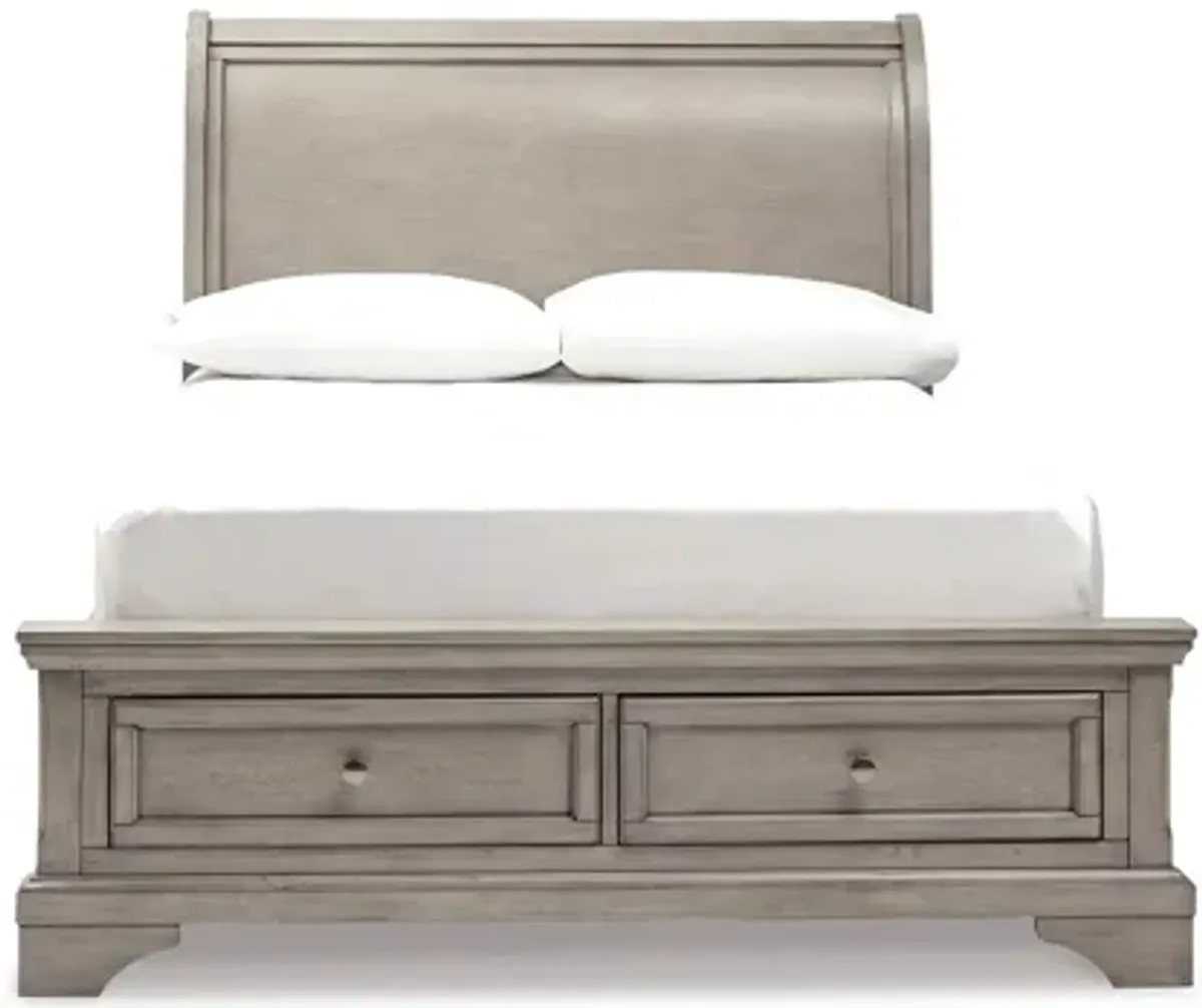 Lettner Sleigh Storage Bed