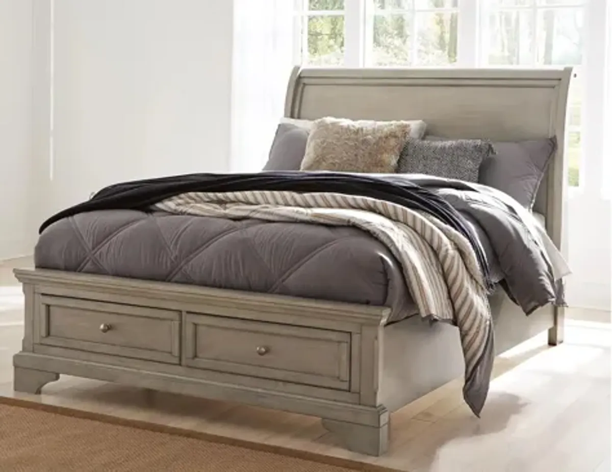 Lettner Sleigh Storage Bed