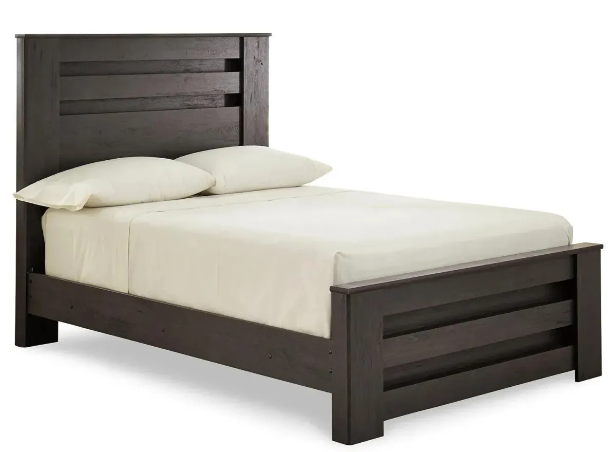 Brinxton Panel Bed in Charcoal by Ashley Furniture