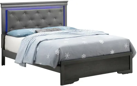 Lorana Full Bed in Metalic Black by Glory Furniture