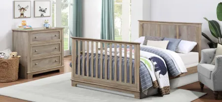 Grayson Full Bed Conversion Kit in Rustic Apline by Heritage Baby