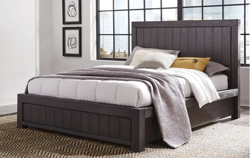 Heath Platform Bed in Basalt Grey by Bellanest