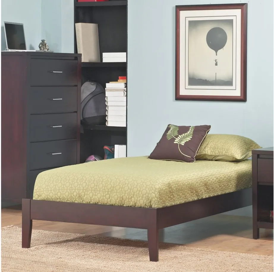 Nevis Platform Bed in Espresso by Bellanest