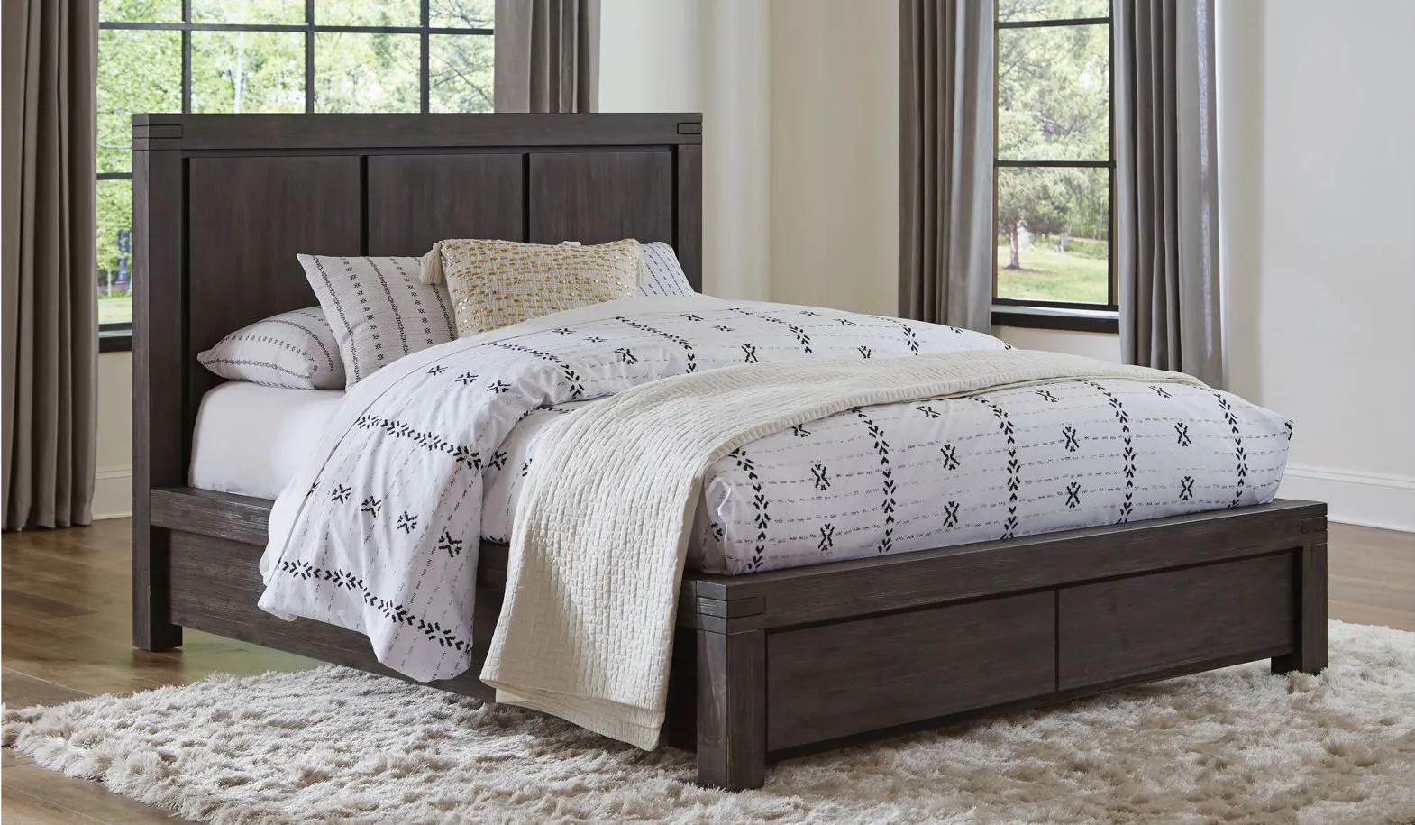 Meadow Storage Bed in Graphite by Bellanest