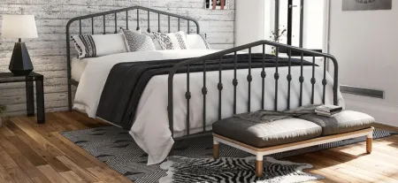 Bushwick Bed Full in Gunmetal Gray by DOREL HOME FURNISHINGS