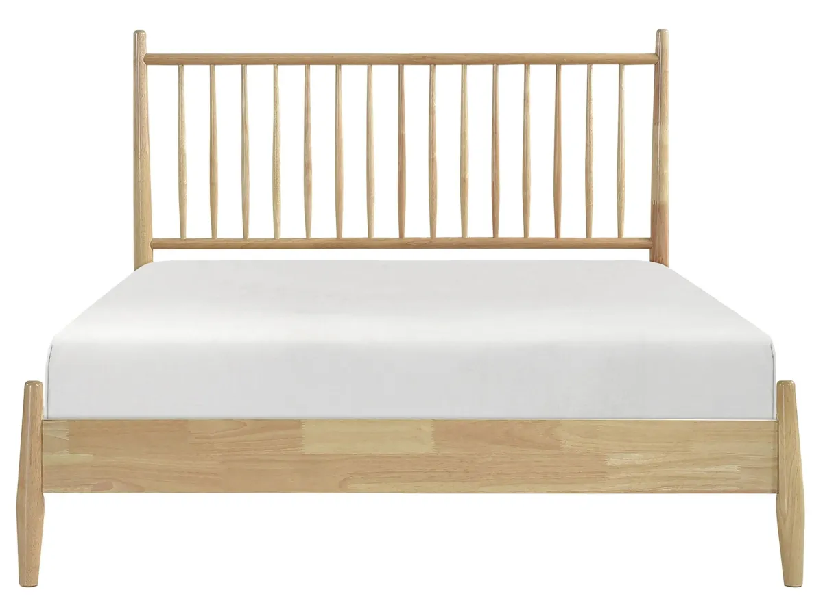 Zuri Full Platform Bed in Natural by Homelegance