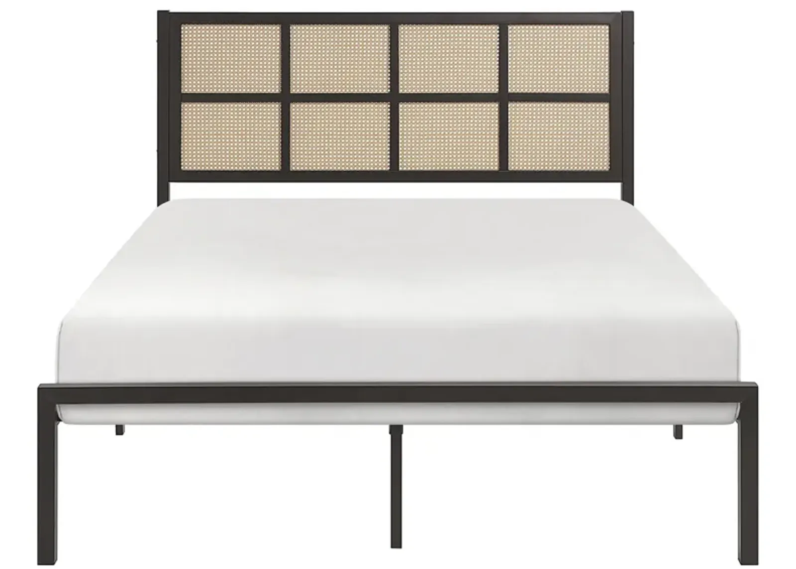 Brewster Full Platform Bed in Dark Bronze by Homelegance