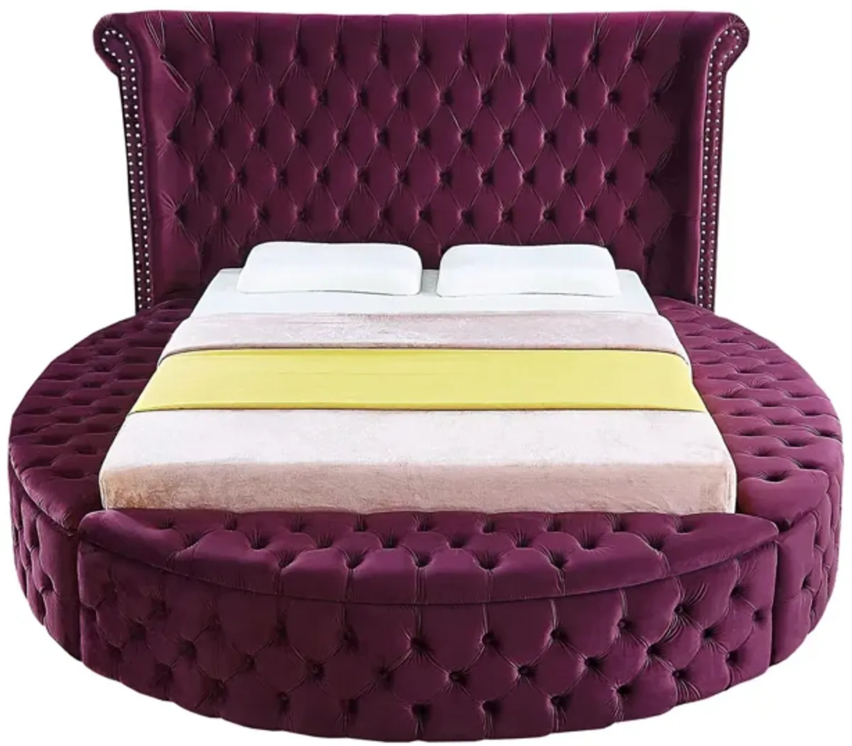 Luxus Full Bed in Purple by Meridian Furniture