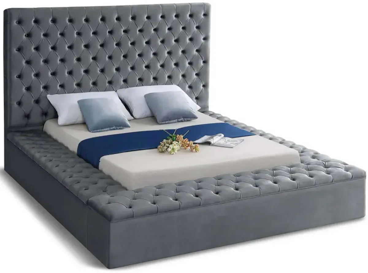 Bliss Bed in Gray by Meridian Furniture