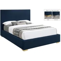 Crosby Bed in Navy by Meridian Furniture