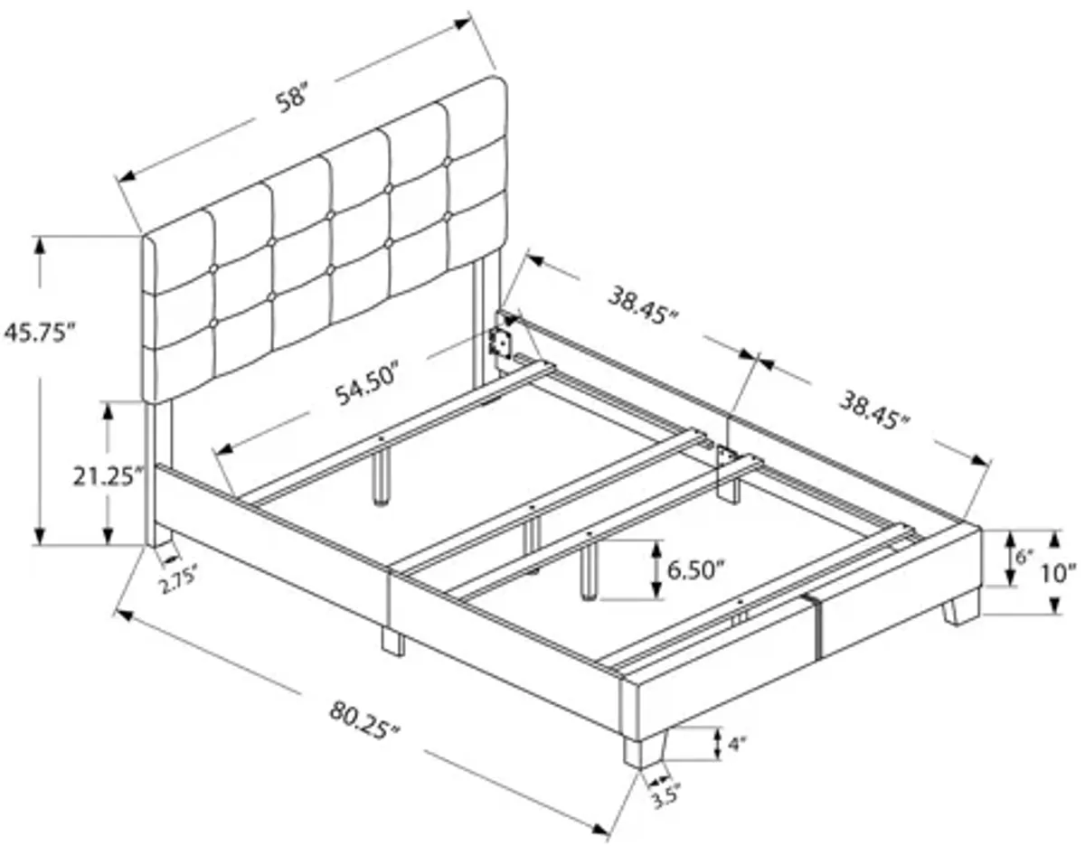 Monarch Specialties Full Bed