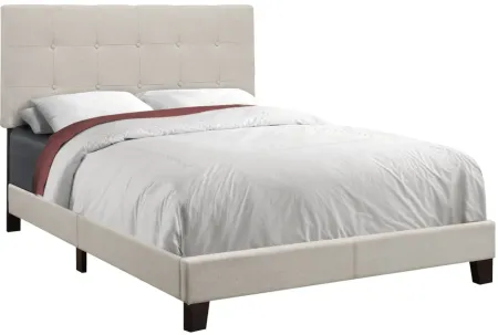 Monarch Specialties Full Bed in Beige by Monarch Specialties