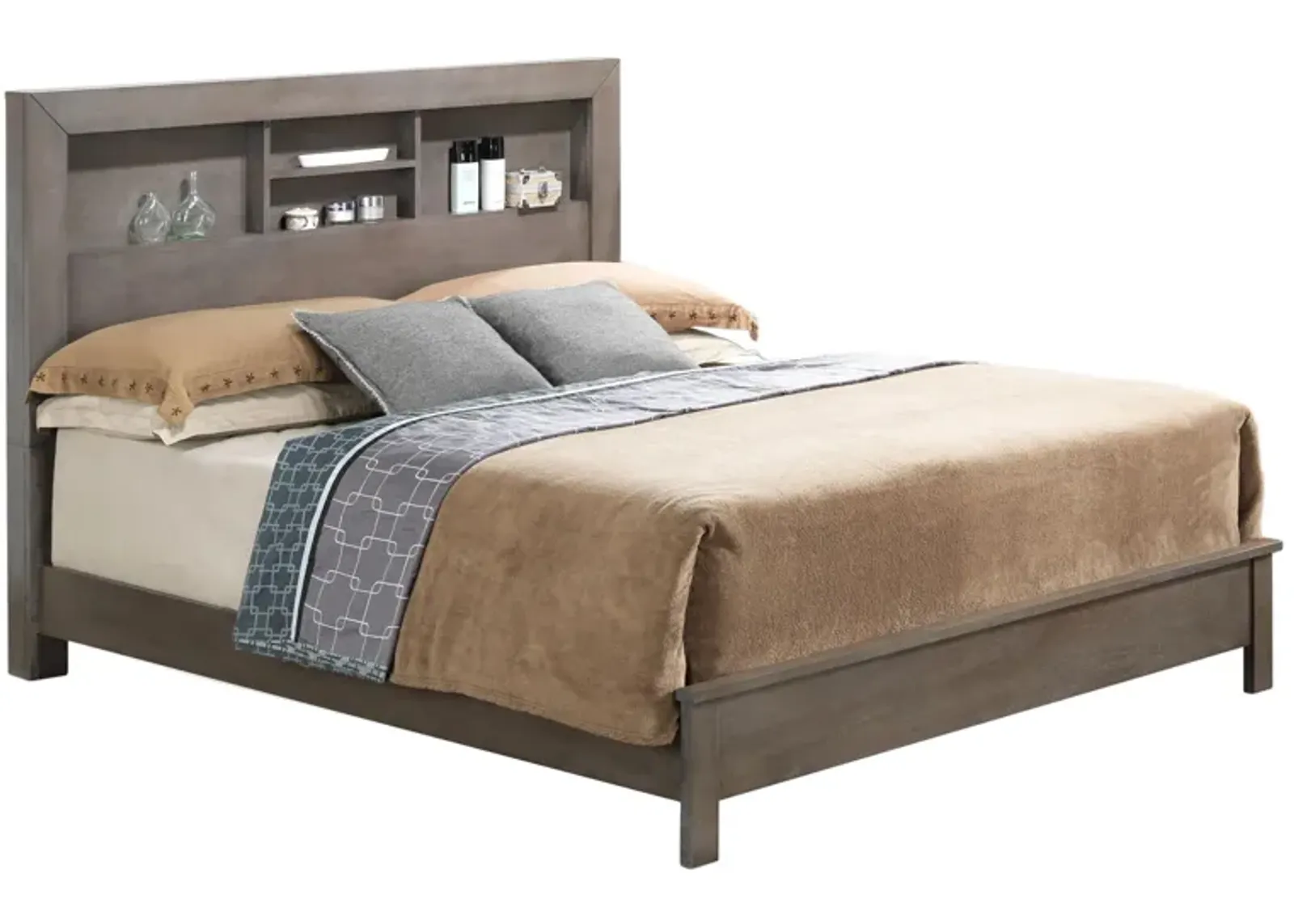 Burlington Bookcase Bed in Gray by Glory Furniture