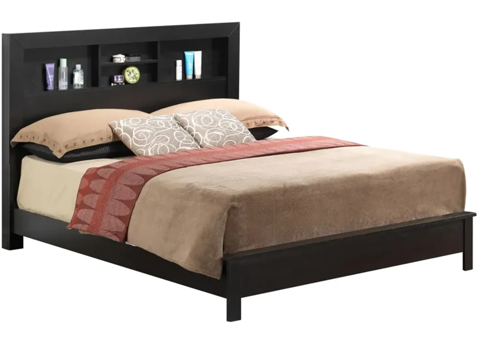 Burlington Bookcase Bed in Black by Glory Furniture