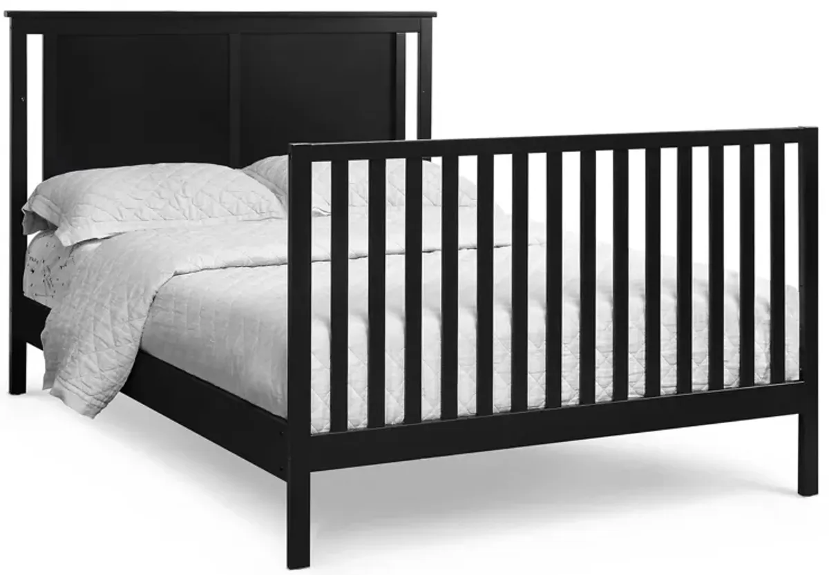 Connelly Full Bed in Black/Vintage Walnut by Heritage Baby