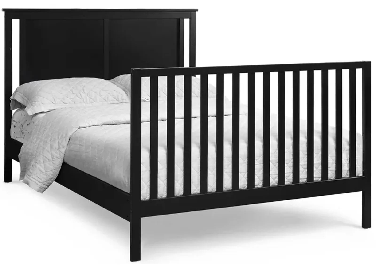 Connelly Full Bed in Black/Vintage Walnut by Heritage Baby