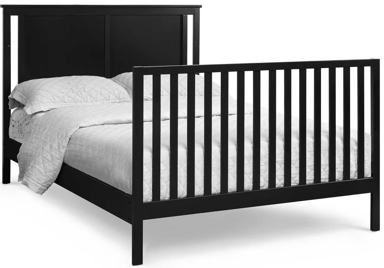 Connelly Full Bed in Black/Vintage Walnut by Heritage Baby